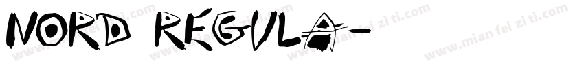 nord regula字体转换